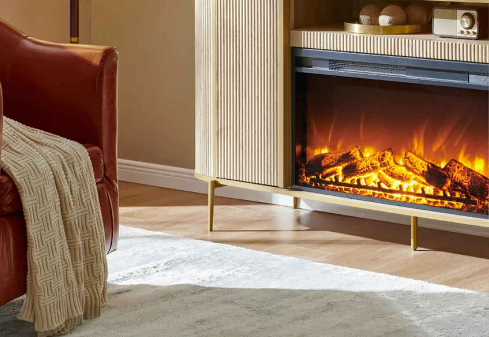 electric fireplace logs with crackling sound