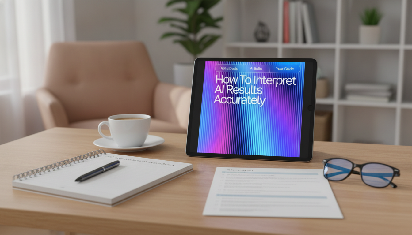 Interpret AI Outputs Accurately: Workbook + Checklist