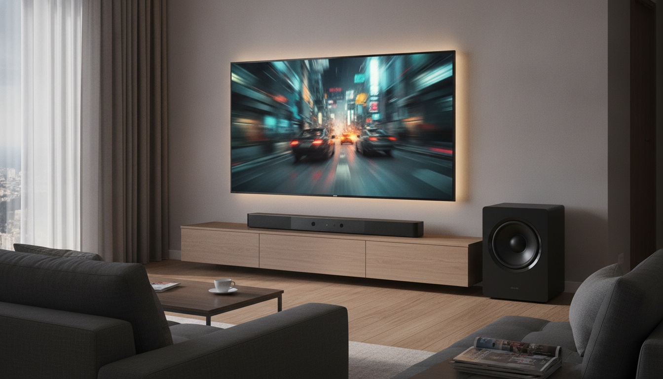 340W 5.1CH Dolby Atmos Soundbar + Deep Bass Sub